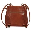 piké 017290 Women's Genuine Leather Backpack Shopper | Made in