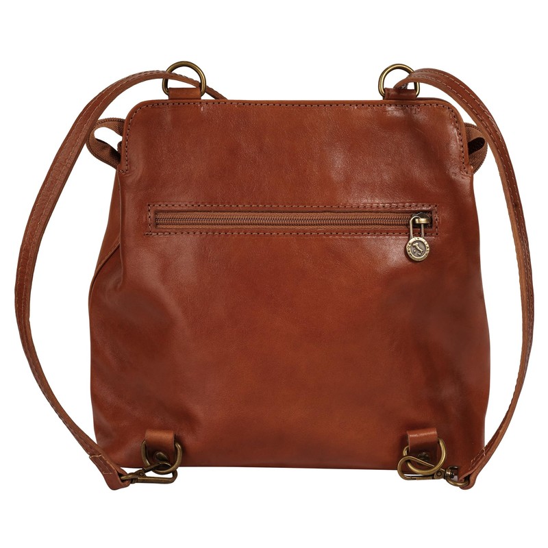 piké 017290 Women's Genuine Leather Backpack Shopper | Made in