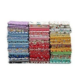 Field's Fabrics 10 Fat Quarters - 1930's to 1950's Reproduction Depression Era Feed Sack Small Scale Floral Vintage-Look Flowers Nostalgia Prints Assorted Fat Quarter Bundle M229.02