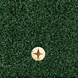 Callaway FT Launch Zone Golf Hitting Mat with Rubber Backing Golf Putting Mat,Green