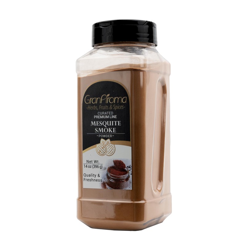 GranAroma Mesquite Smoke Powder, Bold Seasoning for BBQ, Meats, and