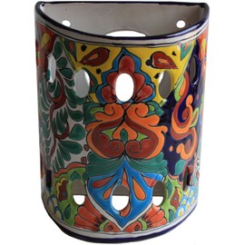 Rainbow Talavera Ceramic Sconce