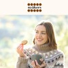 Nyaker Swedish Gingersnap Cookies Twin Sleeve, 10.6-ounces (Pack of 3: