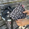 KLICKfix bike basket, bicycle bag, black, 26 x 35 x
