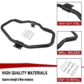 Engine Guard Highway Crash Bar Compatible with Harley Sportster 883 1200 xl883 xl1200 2004-2023 Iron 883 2009-2023(Black)