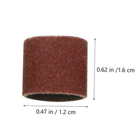 Healeved Nail Manicure Sanding Sleeve Set Grit Drum Mandrel for Rotary Tool Essential Nail Drill Bits for Professional and Home Use Manicure Sandpaper Bands