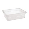 NISBETS Essentials Polypropylene 1/2 Gastronorm Container without Lid 100mm