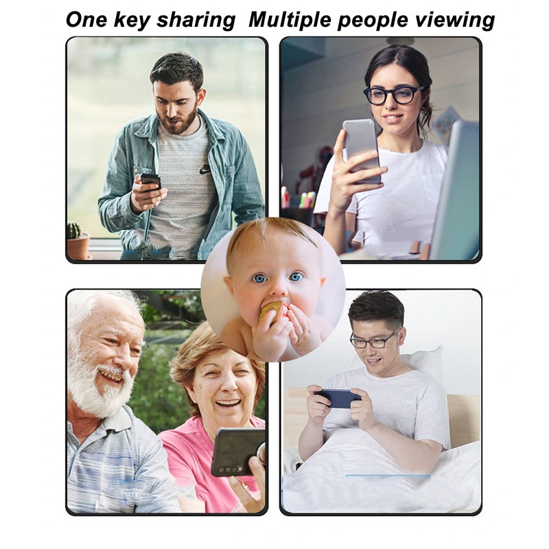 Dual Lens Security Camera 4MP HD WiFi AP Hotspot Surveillance