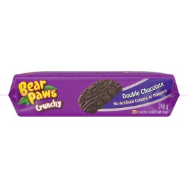 Dare Bear Paws Crunchy Double Chocolate Cookies, 240g/8.4 oz, 1 Box