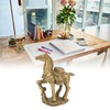 Copper Horse Ornaments Exquisite Durable Retro Craft Statue for Office