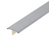 Outwater Plastic T Molding Tee Mldg 13/16" Brushed Chrome Flexible
