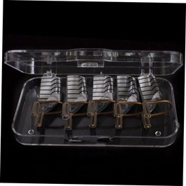 Baluue 5pcs Reusable Aluminum Nail Extension Forms Nail Art Tools for Manicure Salon Silver for Gel Application