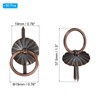 PATIKIL Metal Brad Fasteners, 50 Pcs Mini Brad Split Pins