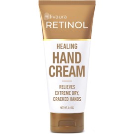 Retinol Crema de manos antienvejecimiento - la marca original de retinol para manos mas jovenes - Crema de manos rica y aterciopelada acondiciona y protege la piel, las unas y las cuticulas - La vitamina A minimiza el efecto de la edad en la piel