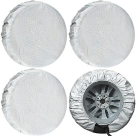 Season Guard - 4 fundas para neumáticos, protector de rueda para camionetas, SUV, remolques, cámpers, vehículos recreativos, cubierta de...