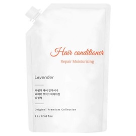 Lovender Moisturizing Nutrition Scalp Care Repair Moisturizing Hair Conditioner Refill, 1 Piece, 2L / 러벤더 보습 영양 두피케어 리페어 모이스처라이징 헤어 컨디셔너 리필, 1개, 2L