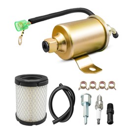 Replace 149-2311 Fuel Pump Tune Up Kit Fits for Onan Cumins Rv 4000 4KW Microlite Microquiet Generator with 149-2457 Fuel Filter 167-0275 Spark Plug and 1403280 Filter