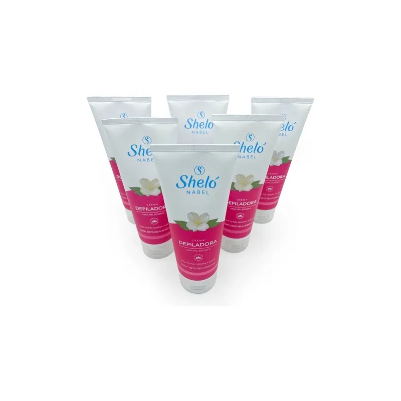 Cremas Depiladoras Para Piel Sensible Sheló Nabel Pack De 3