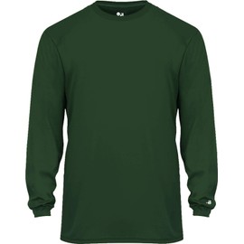 Badger Sports B-Tech L/S Tee Forest Green Medium