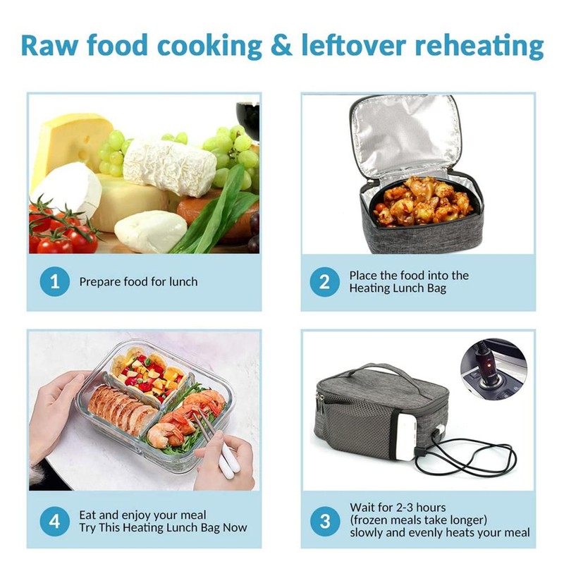 Portable Oven Heated Lunch Box Mini Oven Food Warmer for