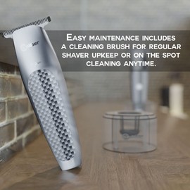 Caliber .38 Super Trimmer - Professional Cordless Hair Clipper with DLC Blades - Easy Zero Gap for Lining & Dry Shaving - Adjustable T-Blade Trimmers - Personal Hair Grooming Tool for Men