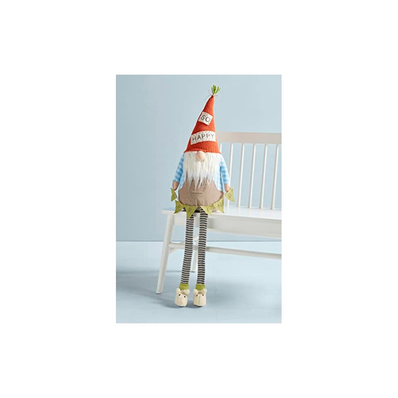 Mud Pie X-Large Easter Dangle Leg Gnome, 46 1/2" X