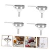OHPHCALL 4Pcs Stainless Steel Mini Funnel for Kitchen Oil and