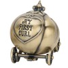Tooth Collection Box Metal Pumpkin Carriage Shape Exquisite Vintage Craft
