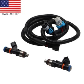 Generic Fuel Injectors with Harness Pair for 2011-2014 Polaris Ranger XP 800 4X4 Crew