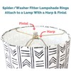 (30cm Diameter Spider) - Wire Lamp Shade Rings with US