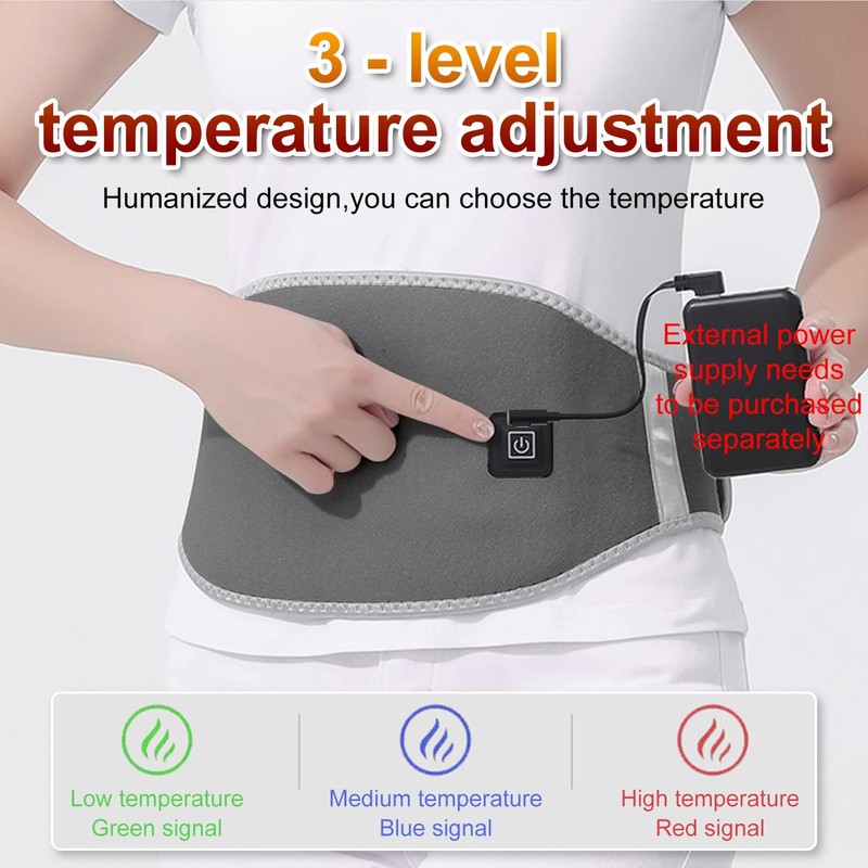 Electric Heating pad Belt with Carbon Fiber Heating Belt with,USB