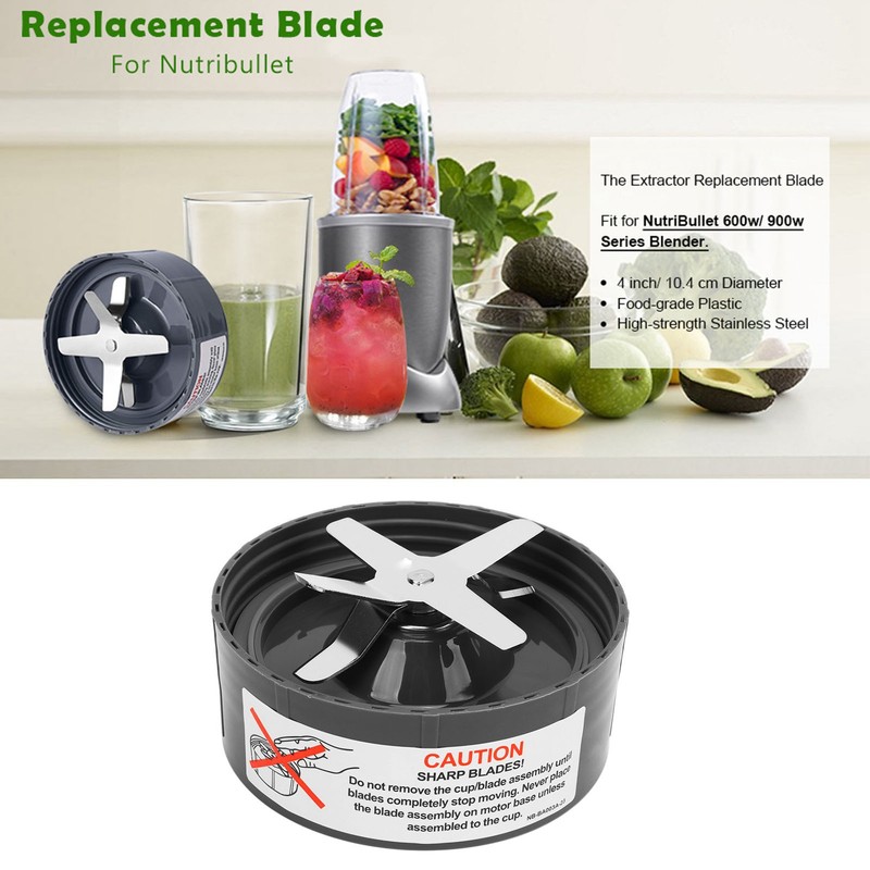 Blender Blades Grey Stainless Steel Easy Replacement Easy Operation Blender