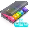 AUVON Weekly Pill Organizer 3 Times a Day, Large 7