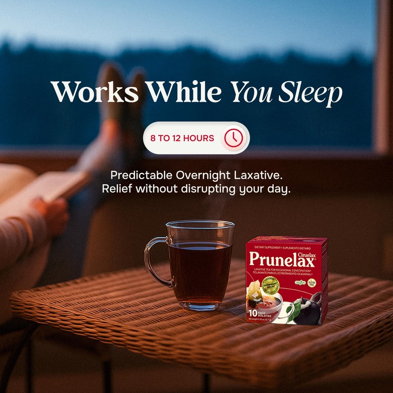 Prunelax Ciruelax Regular Strength Laxative Tea Bags - Made with