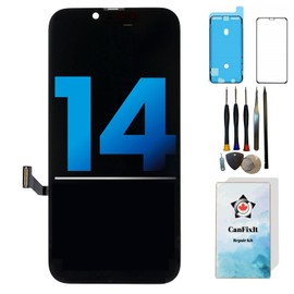 Pantalla AQ7 Incell de rendimiento inigualable, velocidad de actualización más rápida, reemplazo compatible para iPhone 14 pantalla LCD de 6.1 pulgadas, pantalla táctil de cristal