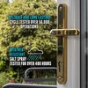  UPVC Door Handles - Polished Brass Lever/Lever 92mm PZ