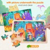 Wooden Dinosaur Animals Sea World Farm Jigsaw Puzzles Toys for