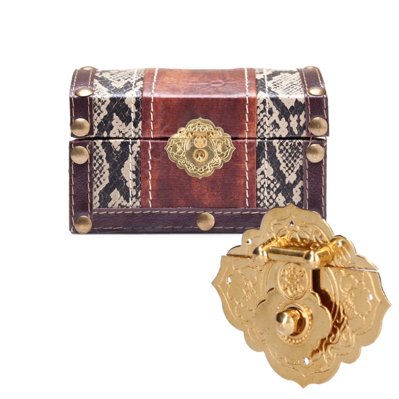 Brass Jewelry Box Corner Protector Hardware Accessories Ornament for Wooden