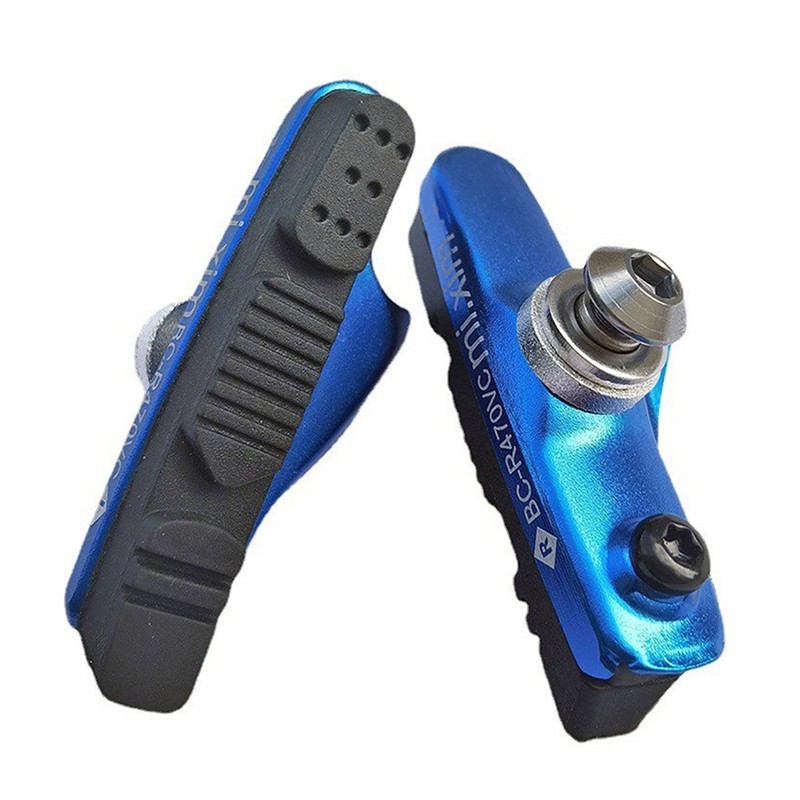 55mm Road Bicycle Cycle Bike Brake Holder Shoes Rubber Pads