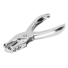 ANKROYU Round Hole Punch Pliers Heavy Duty Steel Leather Strap Notepad Hole Punching Tool for Home Office Crafting Belt Making