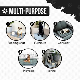 Bulldogology Premium Washable Pee Pads for Dogs, Reusable Puppy Pads, Waterproof Dog Mat, Dog Training Pads (24x24) 4-Pack