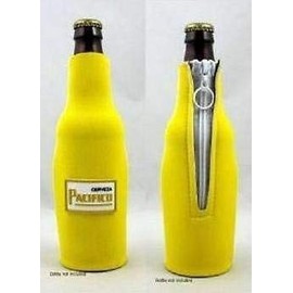 Pacifico Clara Beer Bottle Suit Cooler Coolie Huggie Set of 2 & 1 Bottle Opener