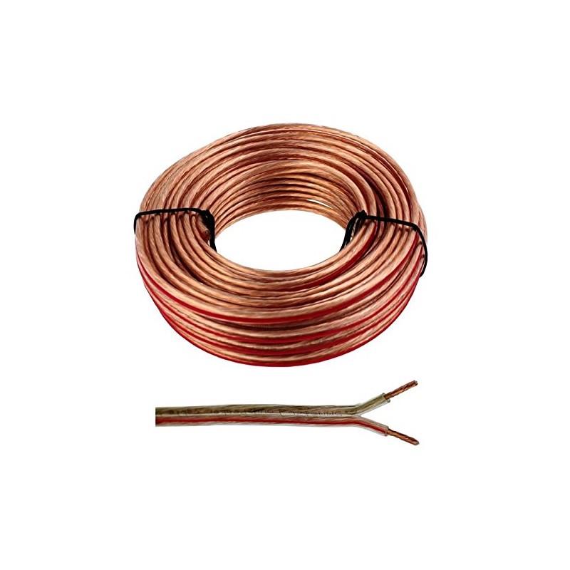 Seki 311985 Speaker Cable 2x 2.5 mm² 10 m Transparent