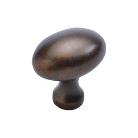 Hickory Hardware 1 Pack Solid Core Kitchen Cabinet Knobs, Luxury Cabinet and Dresser Knobs, Handle Pulls for Doors & Drawers, 1-1/4 Inch, Dark Antique Copper, Williamsburg Collection