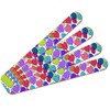 Colorful Balloons Pattern Double-Sided Nail File Emery Board Set 4