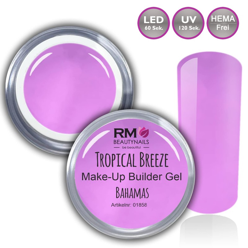 UV Gel Make-Up Builder LED Gel Neon Purple Hema Free