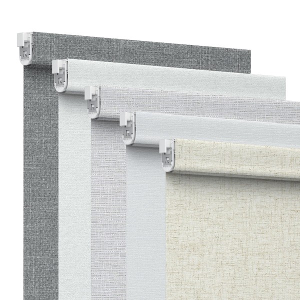 Allesin ZEN No Drill No Tools Blackout Roller Shades for