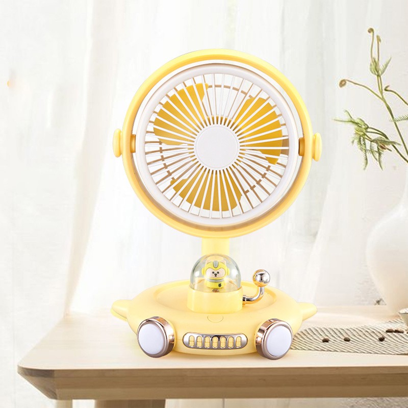 Cute Mini Handheld Fan Small Personal Desk Table Fan 1200mah