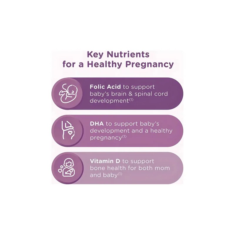 Centrum Multi Vitaminas Prenatal Ácido Fólico Dha Gomitas Sabor Frutos