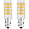 GFLSD E14 LED Bulb Dimmable,4W 120V 350LM T6 40W Halogen